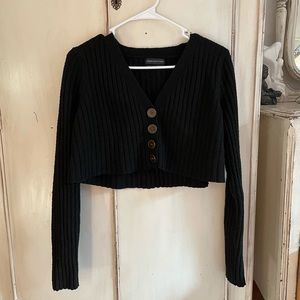 Black button-up sweater, Urban Outfitters size M